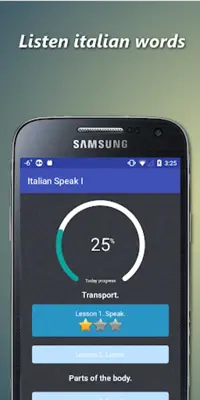 Italian Speak I android App screenshot 1